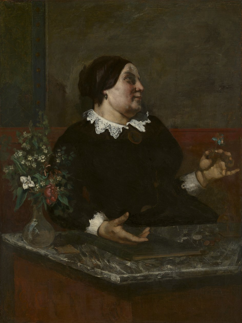 Mère Grégoire, 1855 y 1857-59 de Gustave Courbet