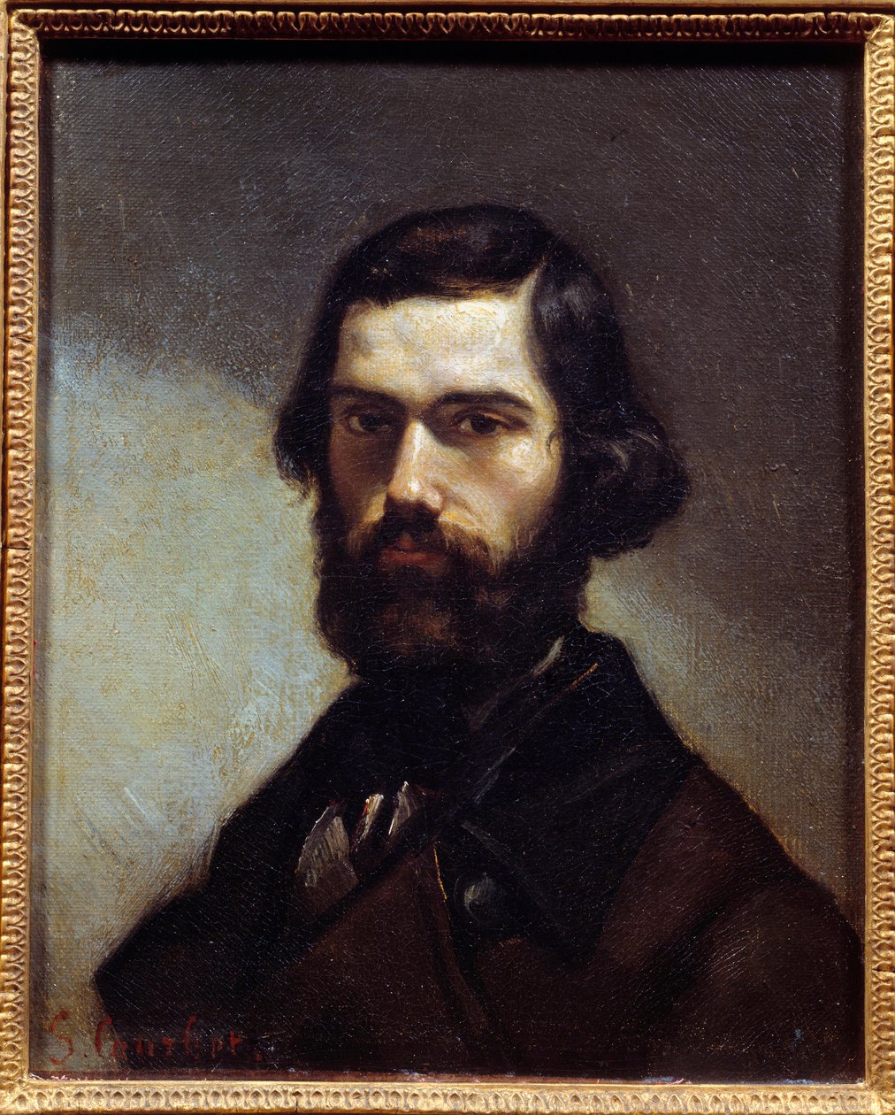 Retrato de Jules Vallès (1832-1885) escritor, periodista y político de Gustave Courbet