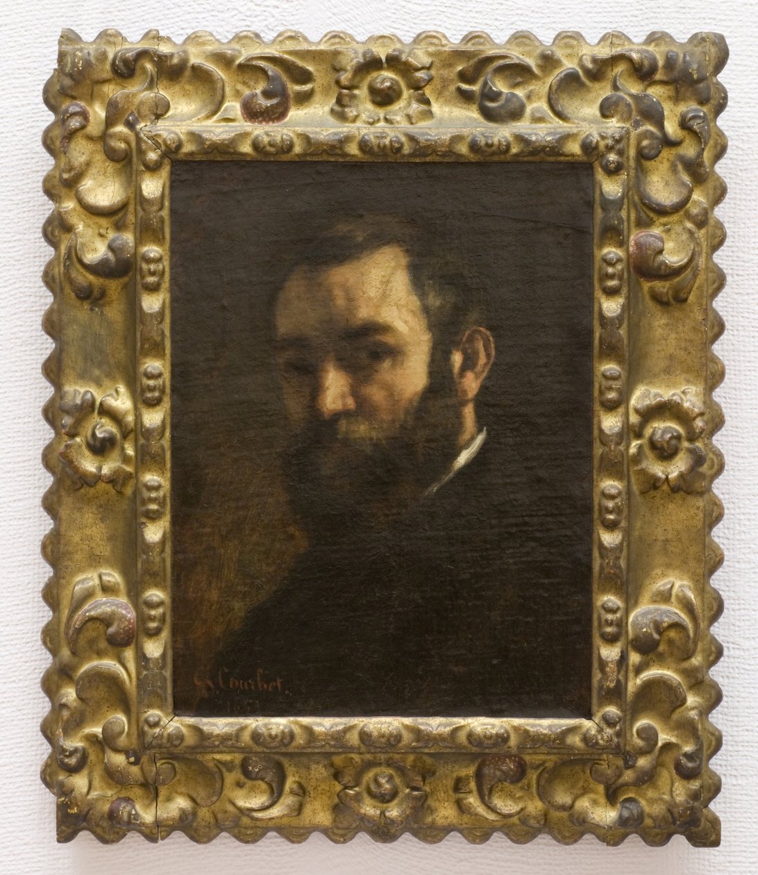 Retrato de un hombre de Gustave Courbet