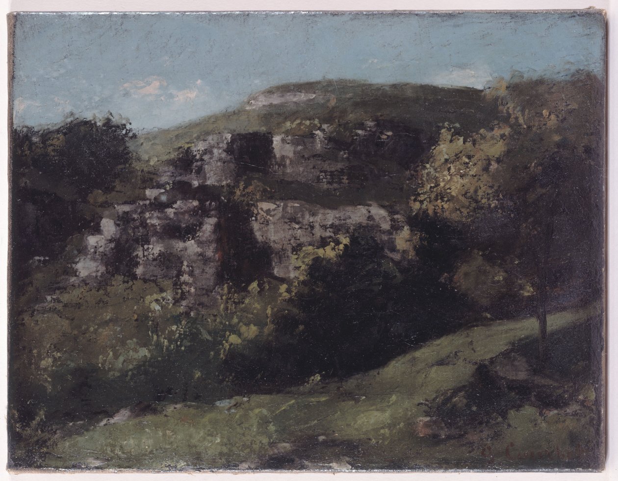 Rocas en Ornans de Gustave Courbet