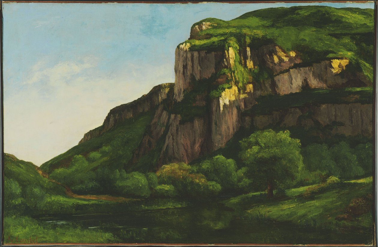 Rocas en Mouthier de Gustave Courbet