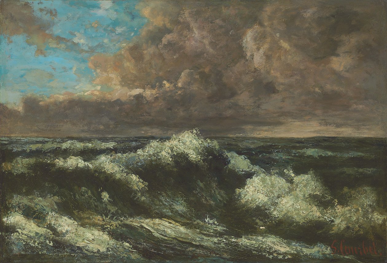 Paisaje marino de Gustave Courbet