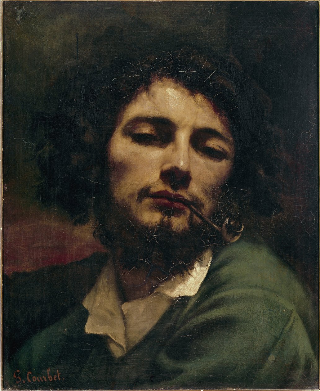 Autorretrato o el hombre con la pipa de Gustave Courbet