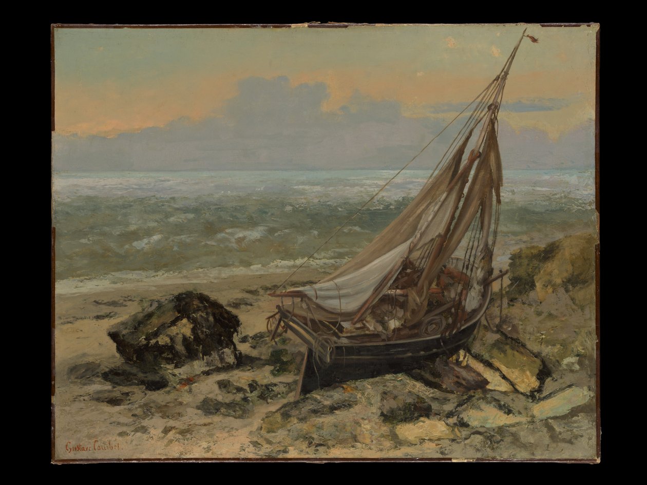 El barco pesquero de Gustave Courbet