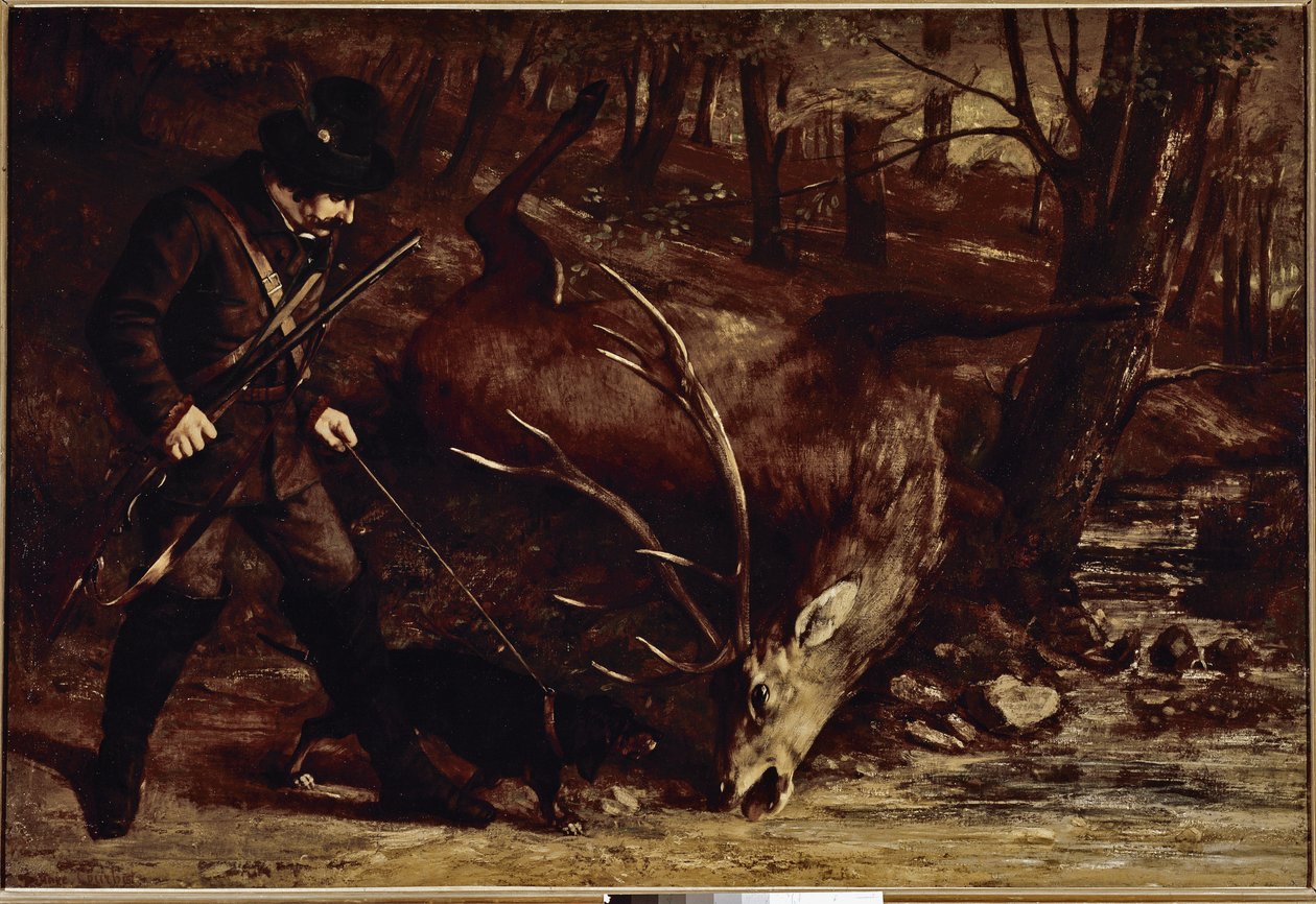 El cazador alemán de Gustave Courbet