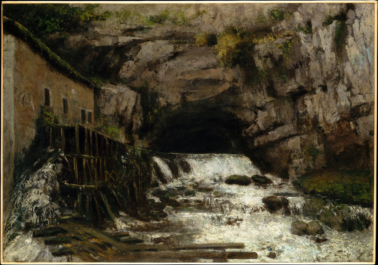El nacimiento del Loue de Gustave Courbet
