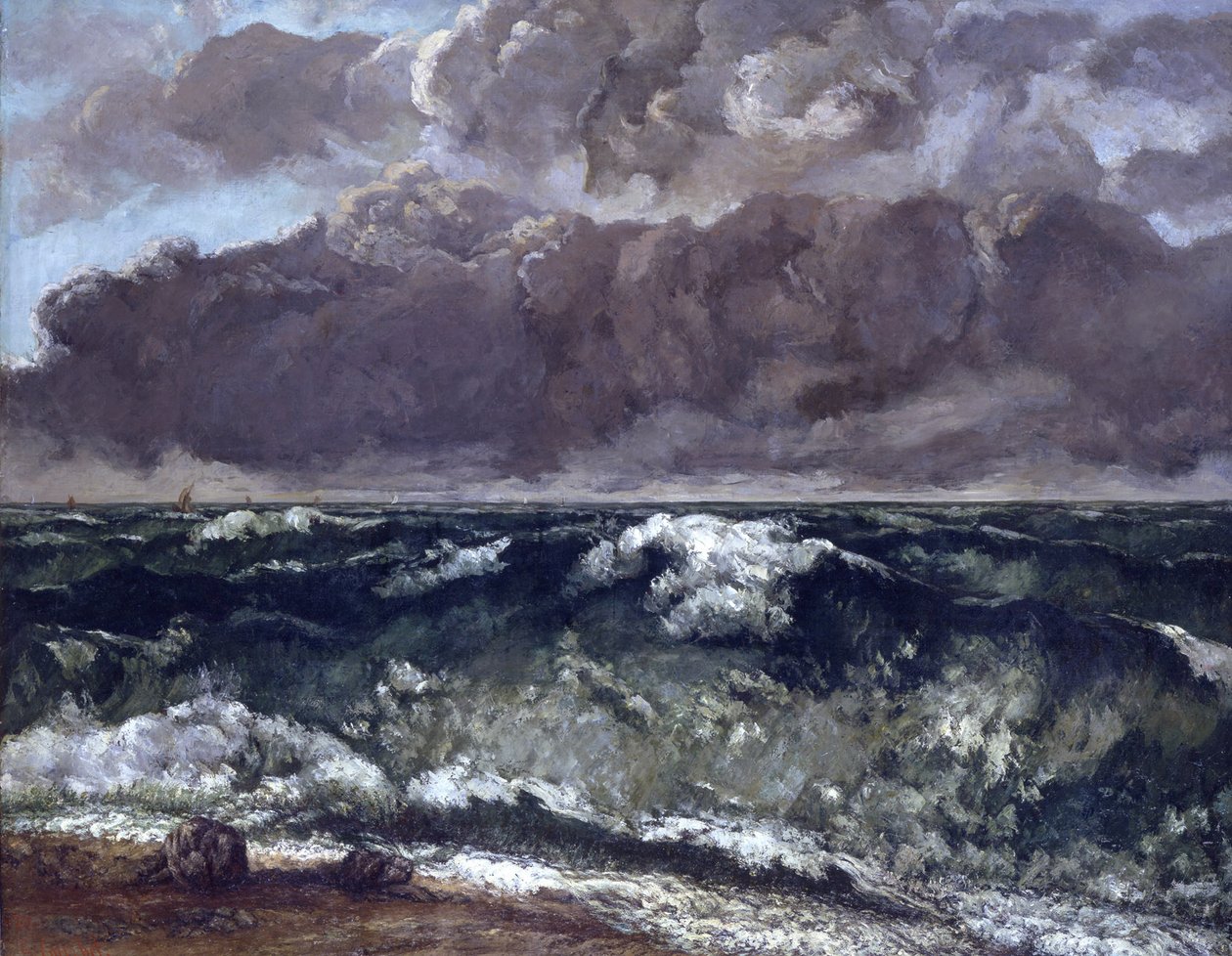La ola de Gustave Courbet