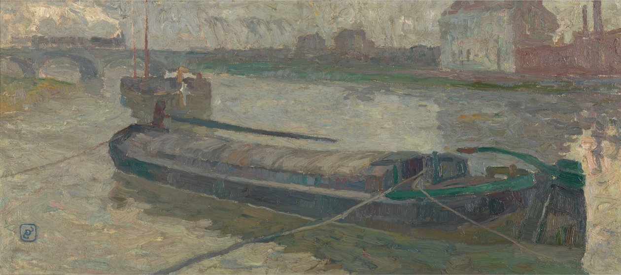 Vista del Stropbrug de Gante de Gustave de Smet