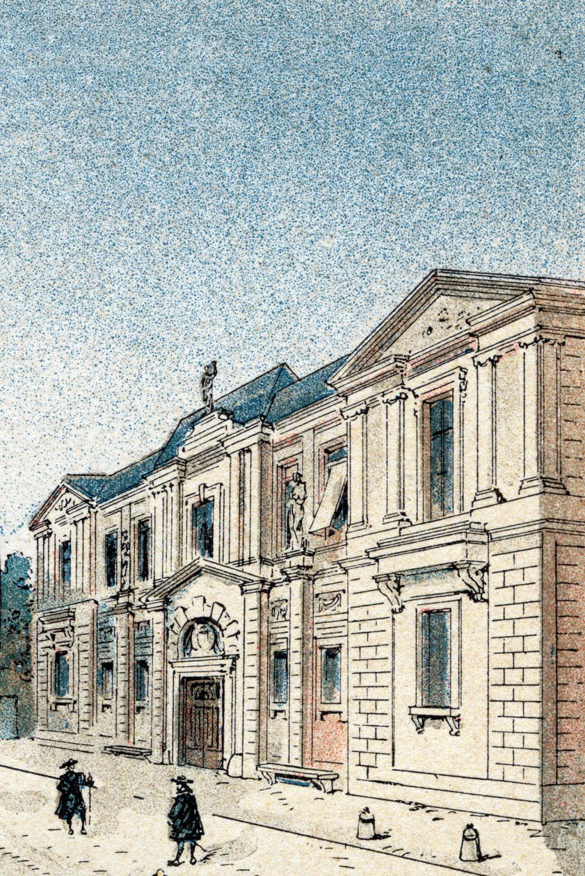 Vista del Hotel Carnavalet, Residencia de la Marquesa de Sevigne de Gustave Demoulin