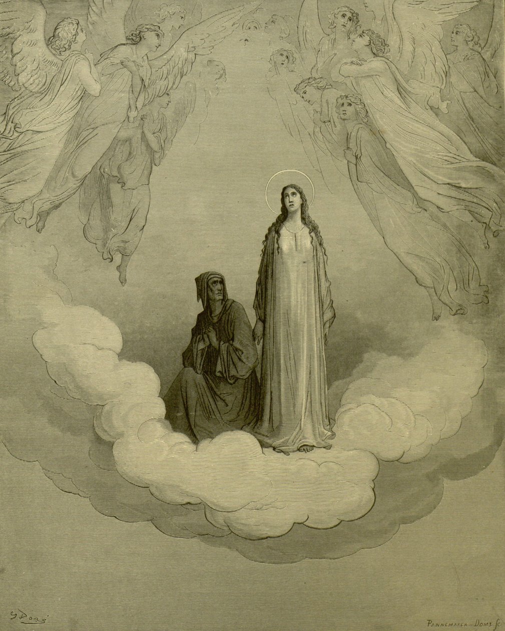 Gustave Doré - Paradiso, c. XXI, v. 1-3 de Gustave Dore