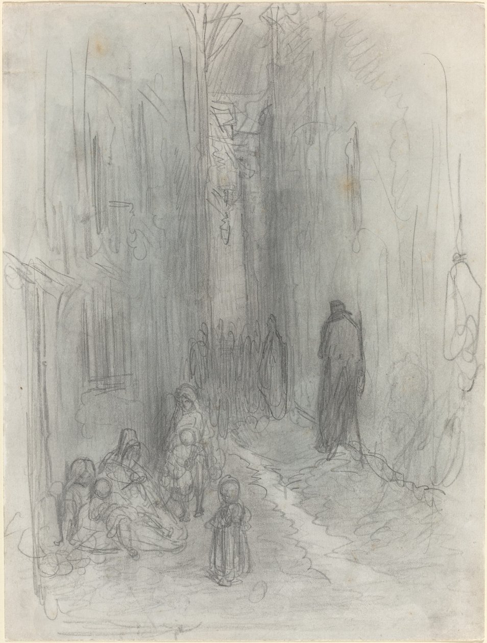 Una callejuela en Londres de Gustave Dore