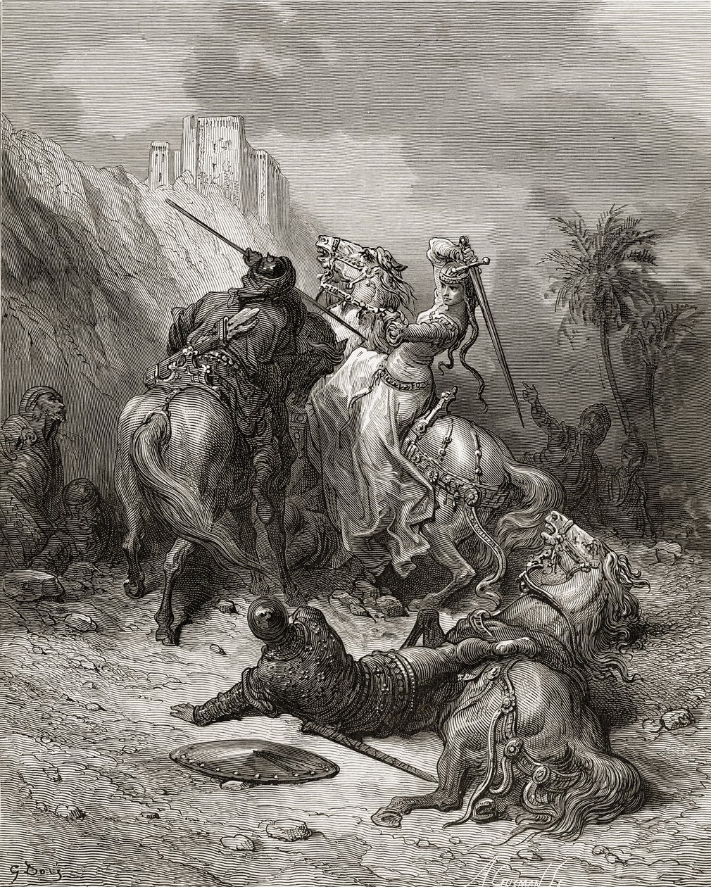 Una heroína Florine de Borgoña, ilustración de 