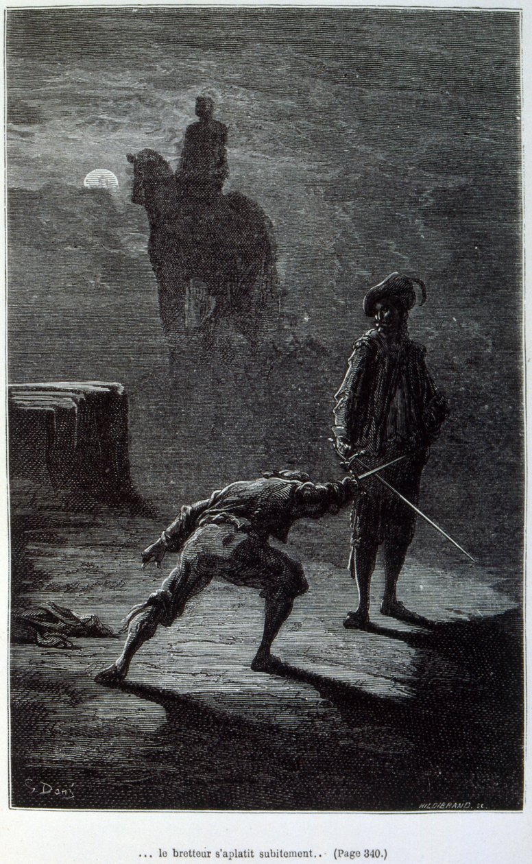 Capitán Fracasse (ilustración) de Gustave Dore
