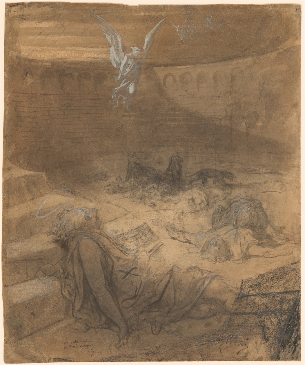 Mártires cristianos de Gustave Dore