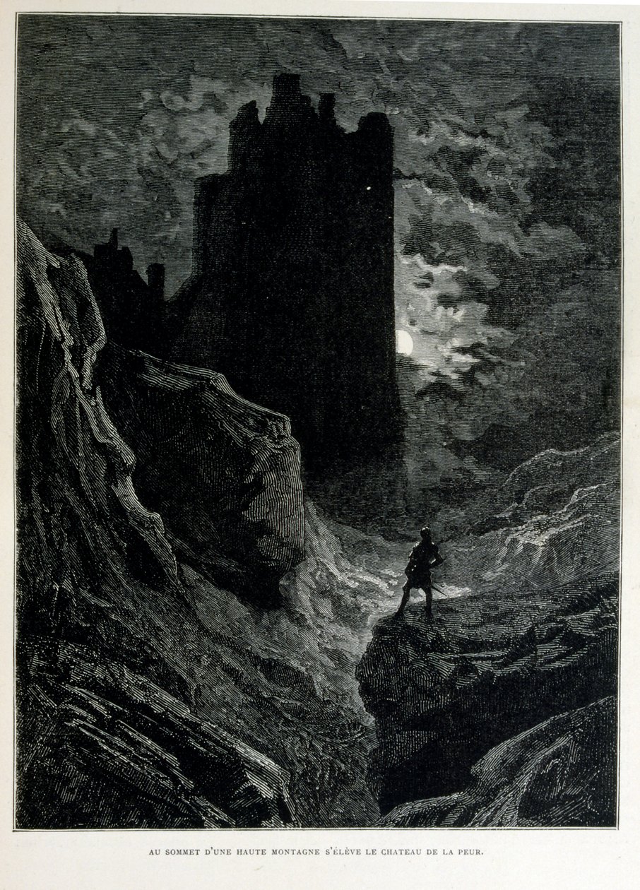 Croque-Mitaine (El coco); ilustración de 1863 por Gustave Doré de Gustave Dore