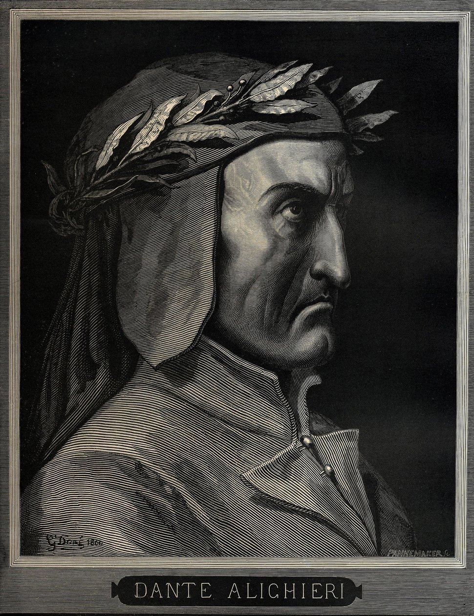 Dante Alighieri 1265-1321, 1860 de Gustave Dore