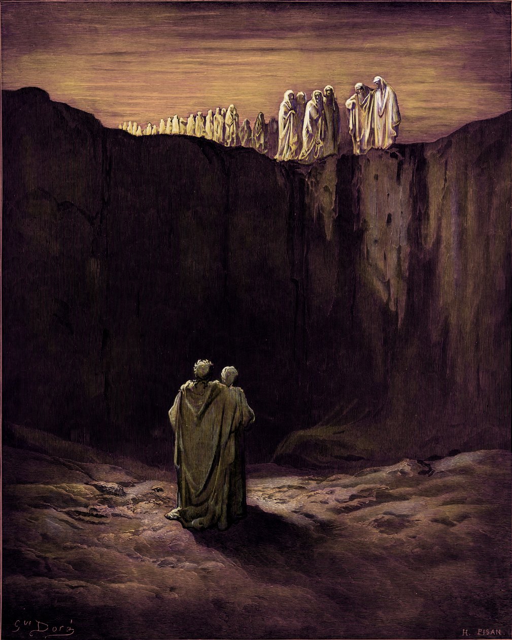 El Purgatorio de Dante de Gustave Dore