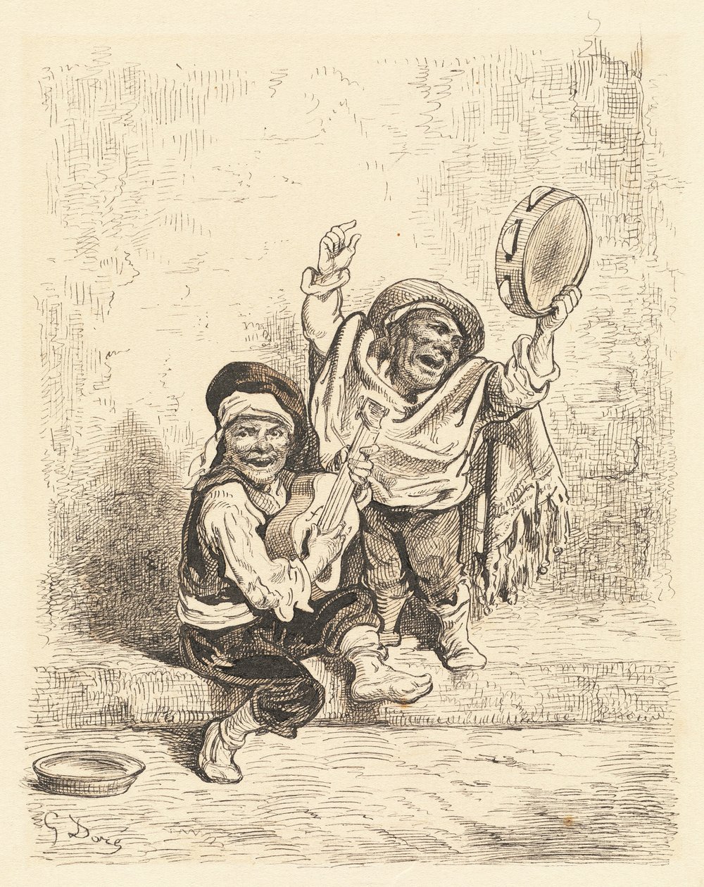 Músicos enanos de Granada de Gustave Dore