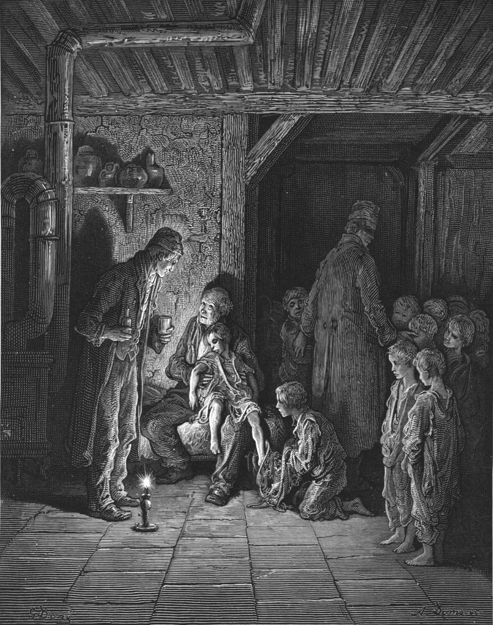 Encontrado en la calle, 1872 de Gustave Dore