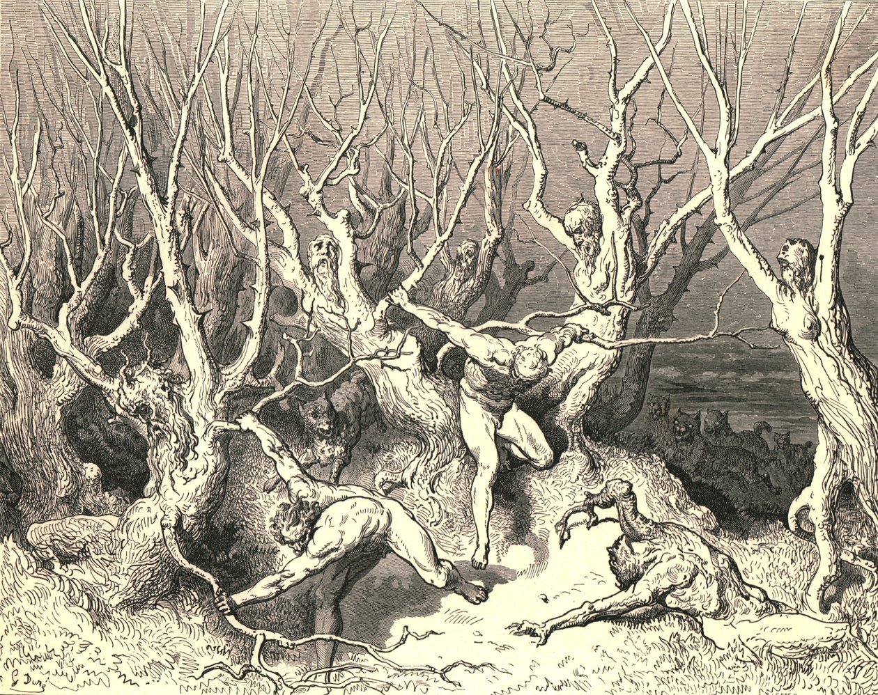 ¡Apresúrate ahora, gritó el primero, ahora apresúrate muerte!, c. 1890 de Gustave Dore