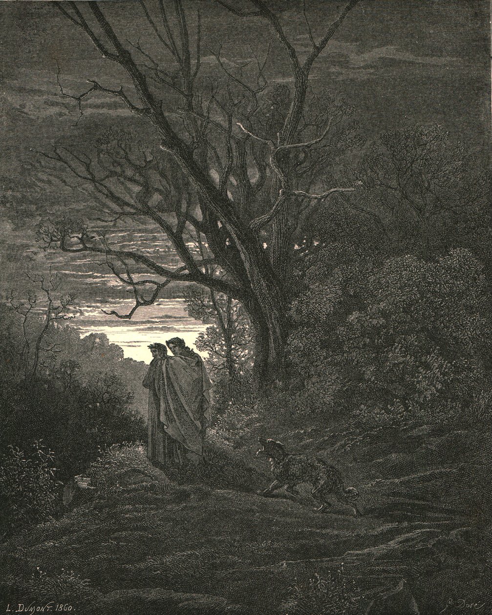 Él, tan pronto como vio que yo estaba llorando, c1890 de Gustave Dore