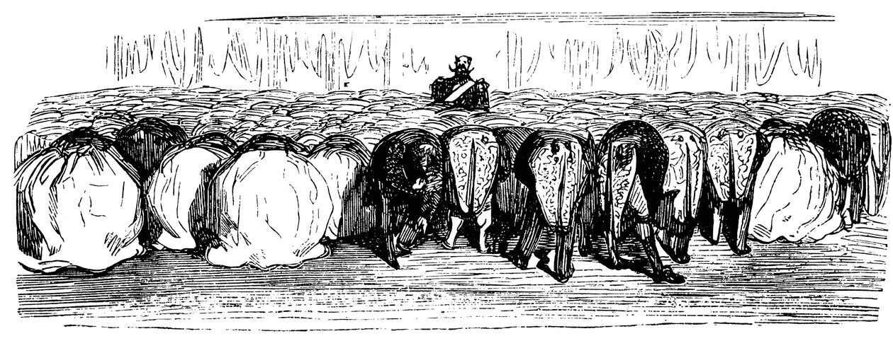 Historia de la Santa Rusia. Un gran baile en el Palacio de Invierno, 1854 de Gustave Dore