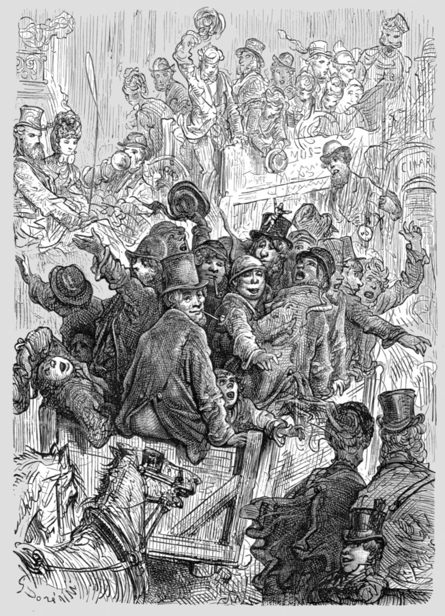 De Vuelta de las Carreras de Hampton Court de Gustave Dore