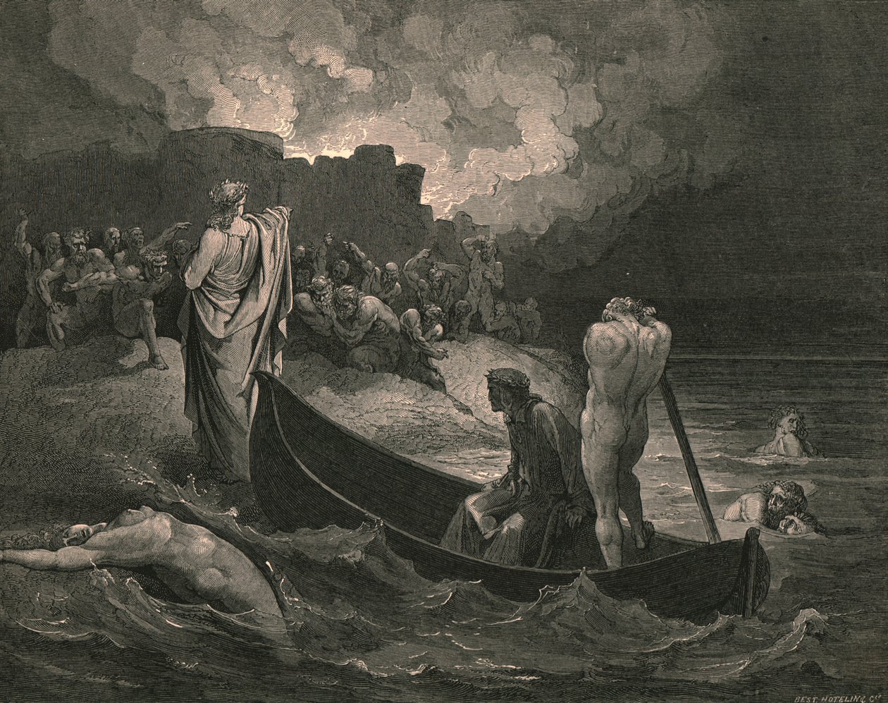 No pude escuchar los términos que les ofreció, c. 1890 de Gustave Dore