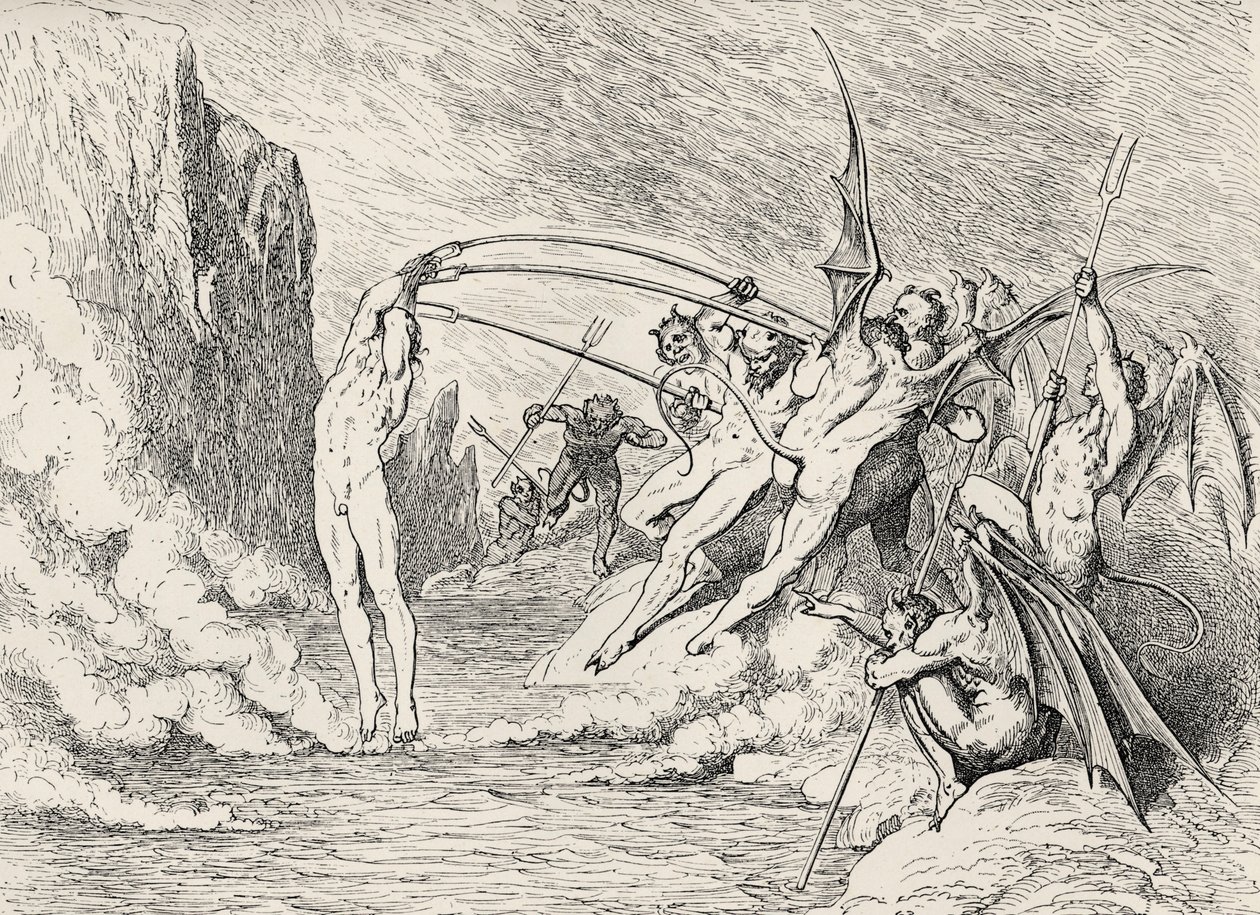 Ilustración de La Divina Comedia - El Infierno (La Divina Commedia, L