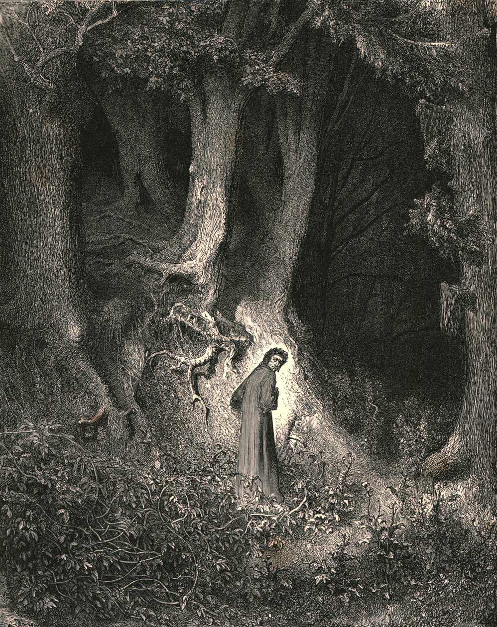En la mitad de esta nuestra vida mortal, c1890 de Gustave Dore