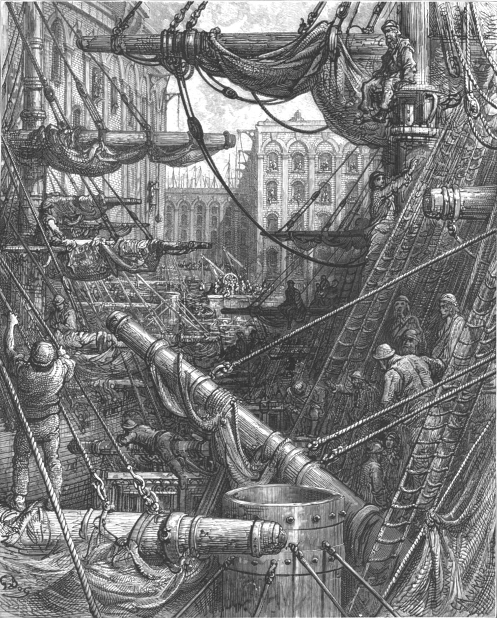 Dentro de los Muelles de Gustave Dore