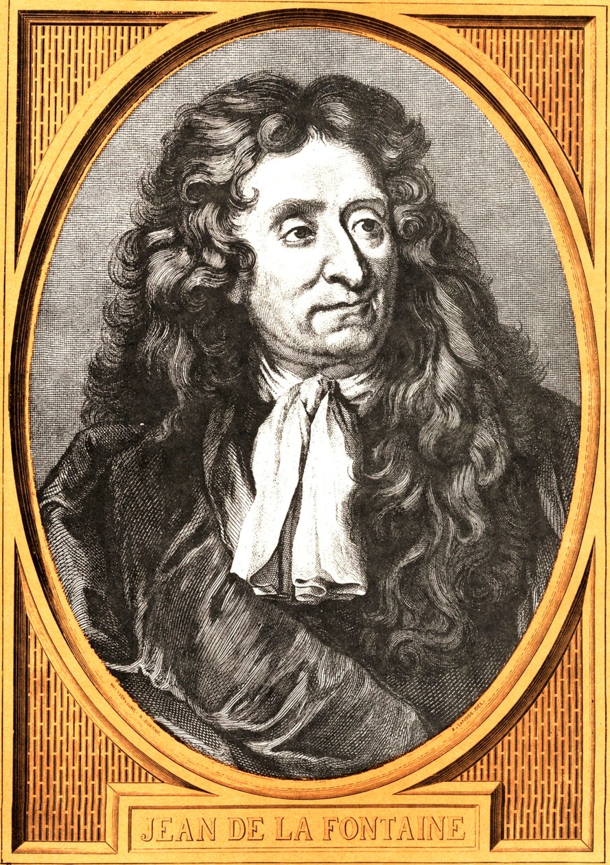 Jean de La Fontaine 1621-1695, siglo XIX de Gustave Dore