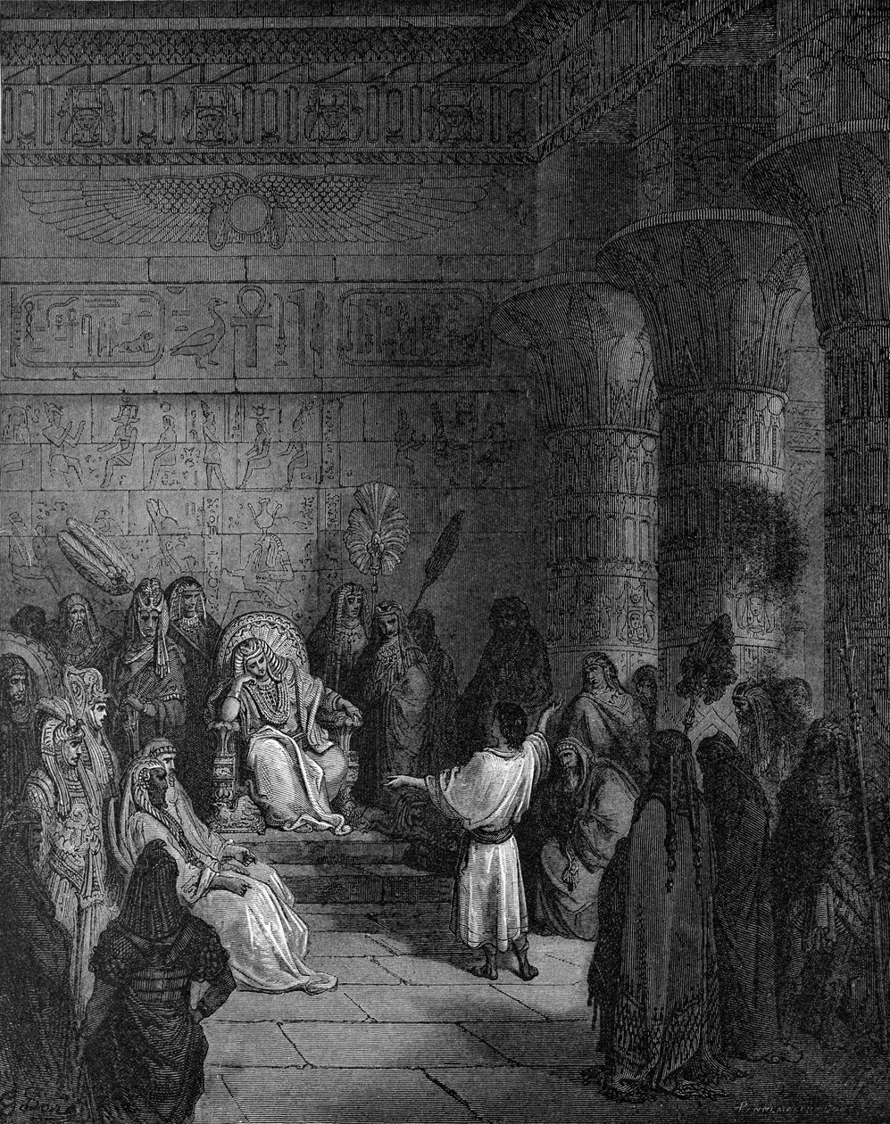 José interpreta el sueño del faraón de Gustave Dore