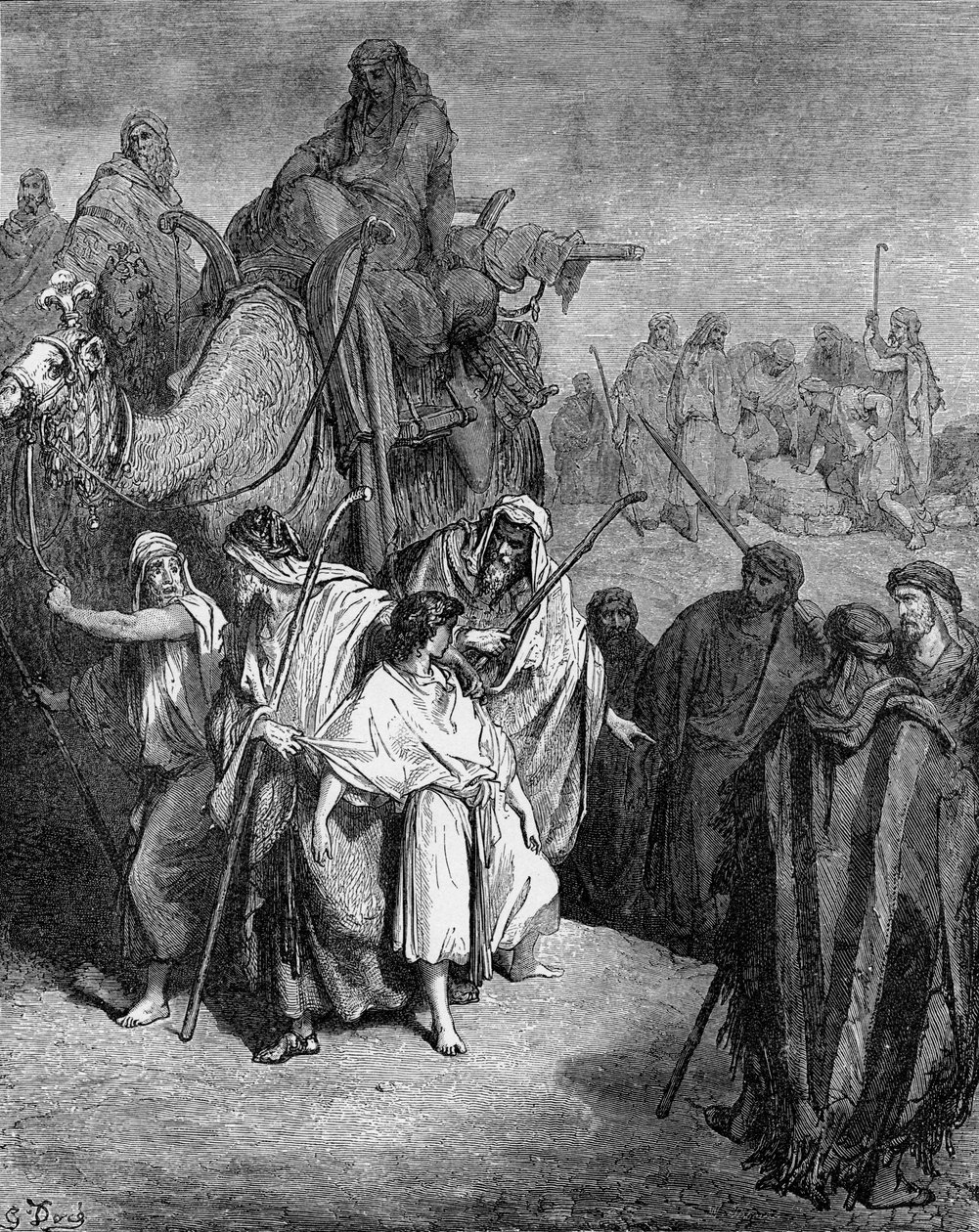 José vendido a Egipto de Gustave Dore