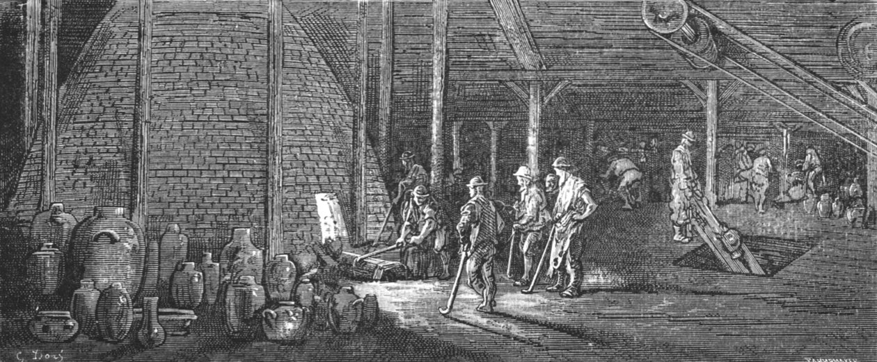 Cerámicas de Lambeth, 1872 de Gustave Dore