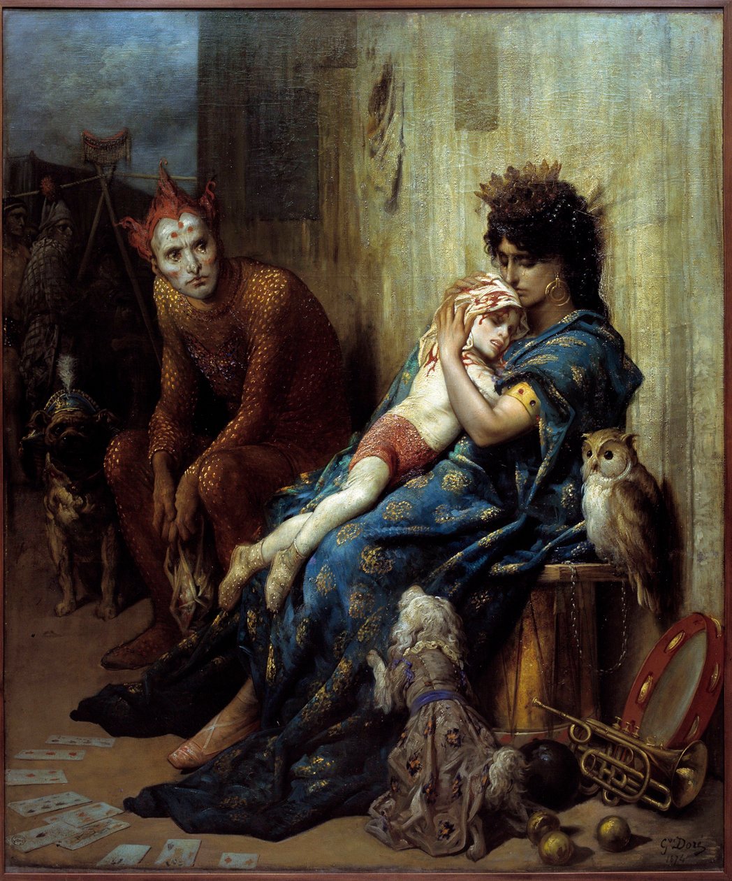 Los Saltimbanquis de Gustave Dore