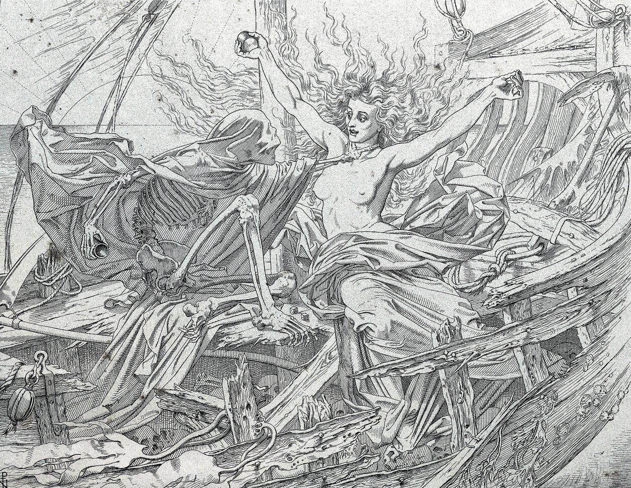 La vida y la muerte sortean el destino de la tripulación de Gustave Dore