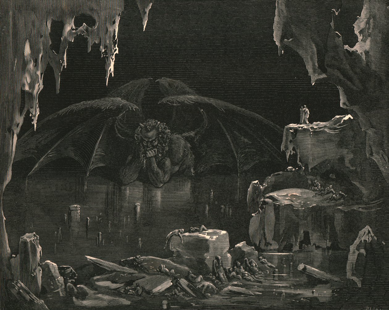 ¡Mira! exclamó, ¡mira a Dis!, c1890 de Gustave Dore