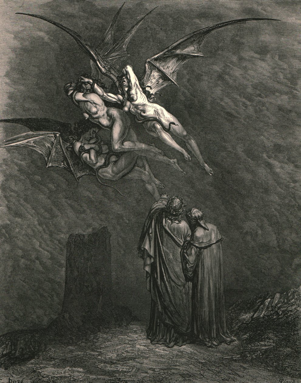 Marca cada Erynnis terrible, c. 1890 de Gustave Dore
