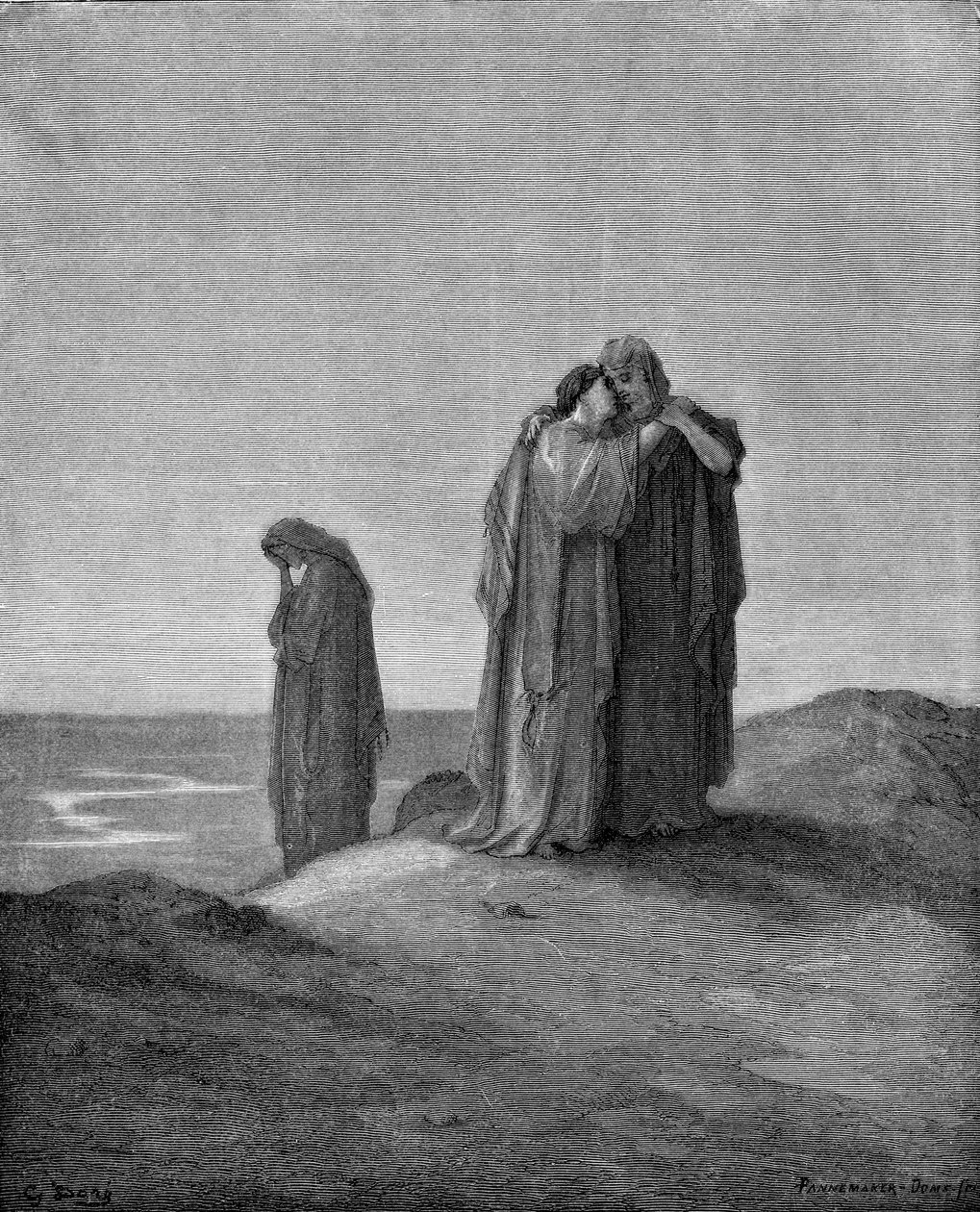 Noemí y sus nueras de Gustave Dore
