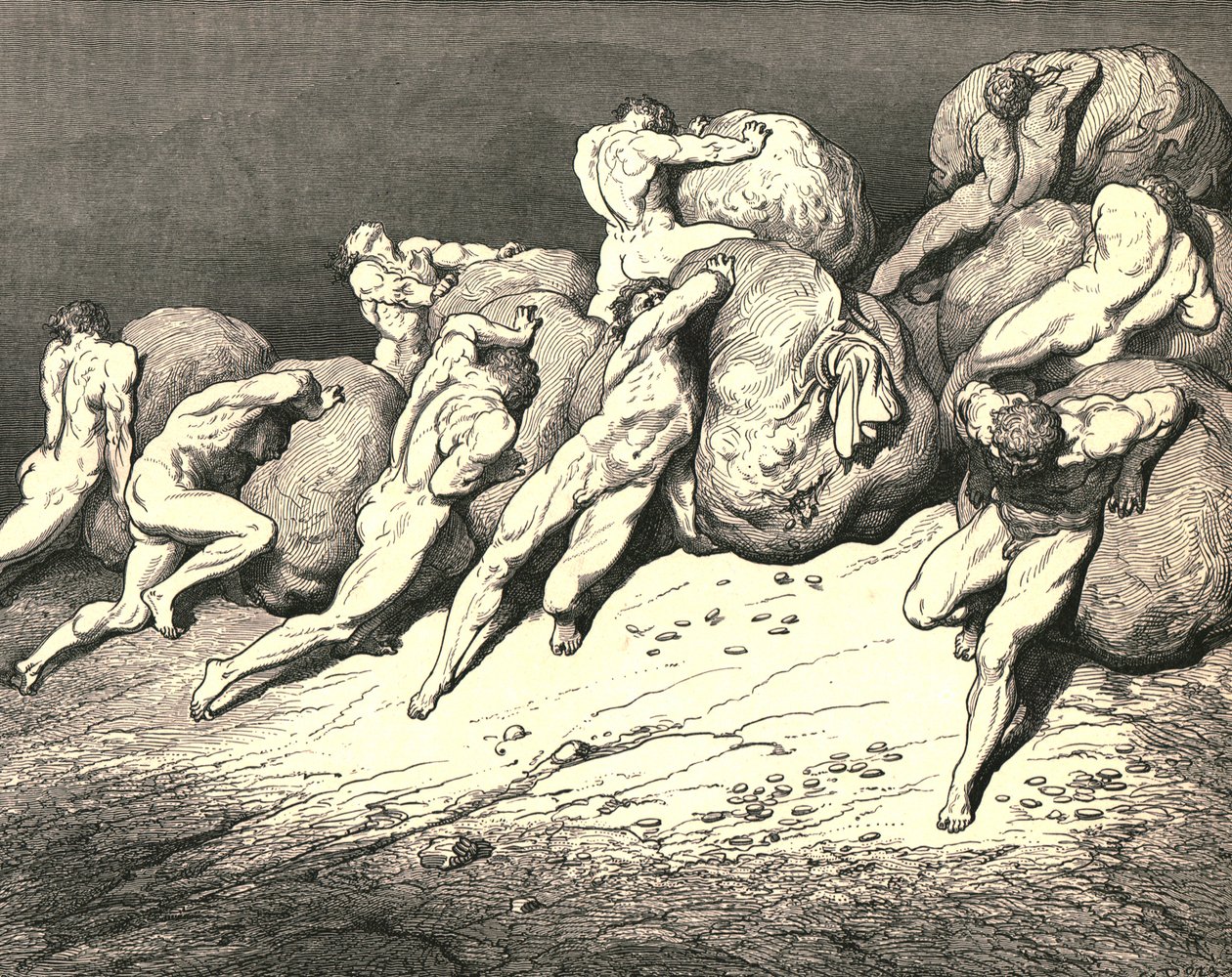 No todo el oro, que está bajo la luna o alguna vez ha sido, c1890 de Gustave Dore