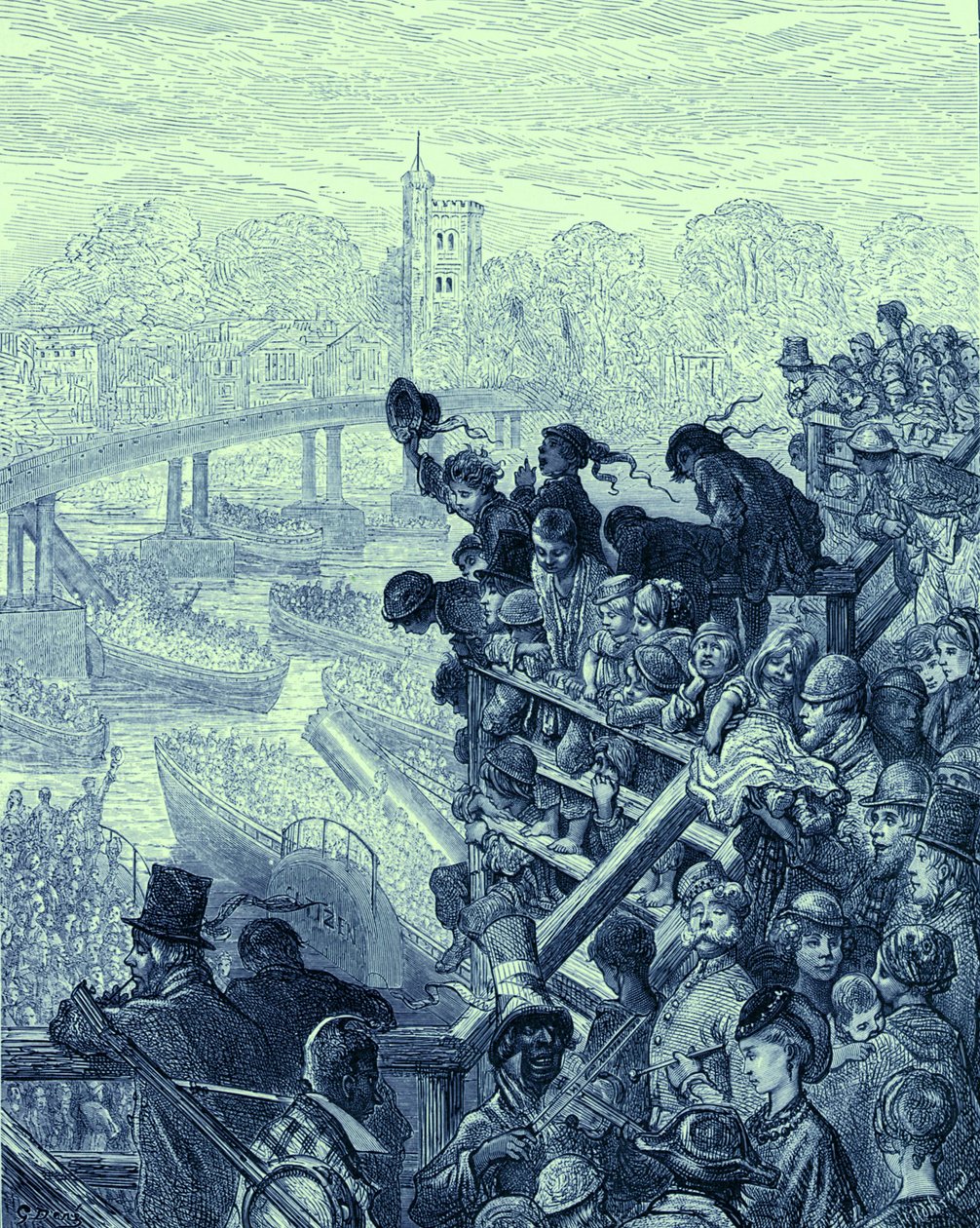 Regata de Oxford y Cambridge de Gustave Dore