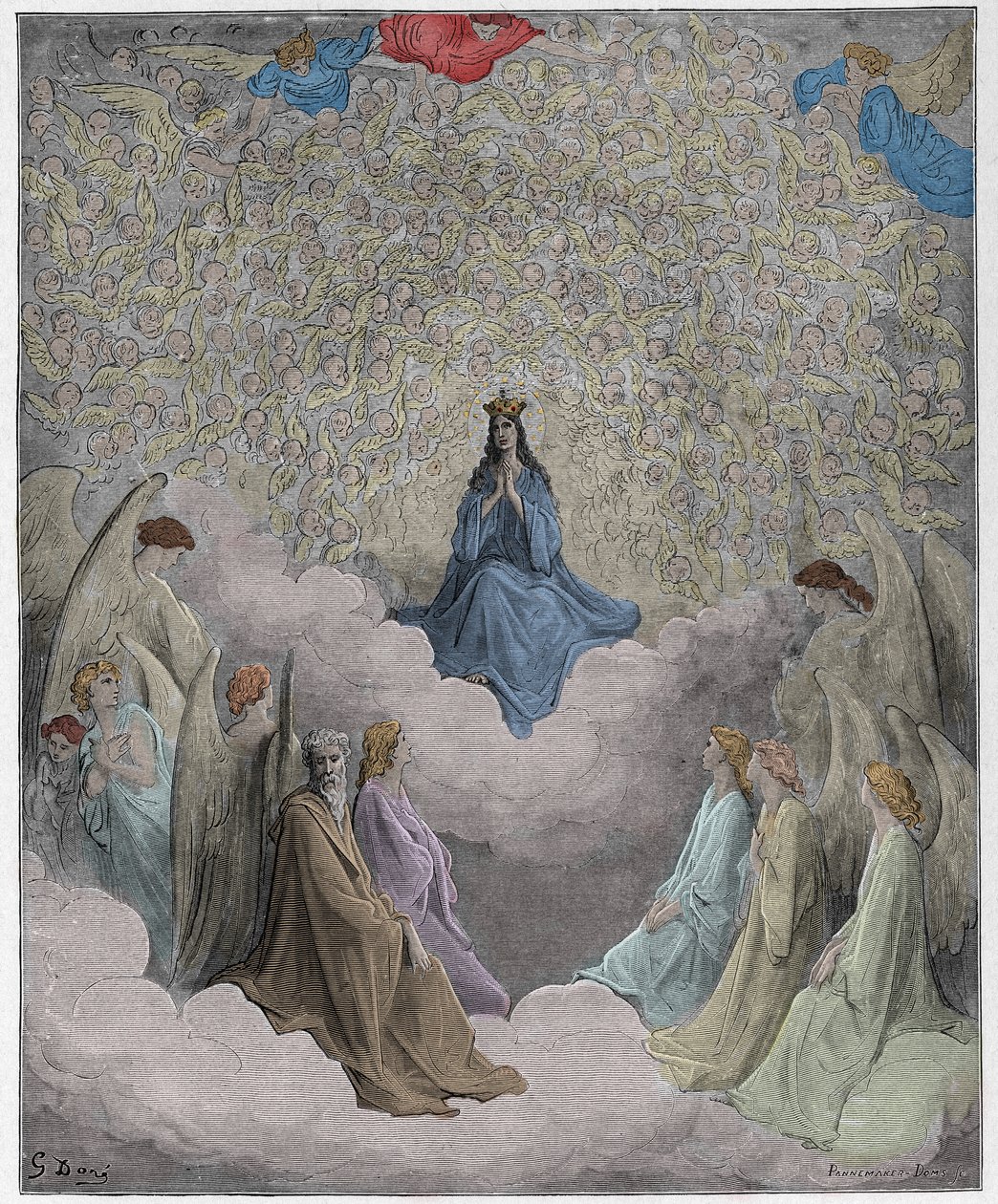Paraíso, Canto 31: La reina del cielo - por Dante Alighieri de Gustave Dore
