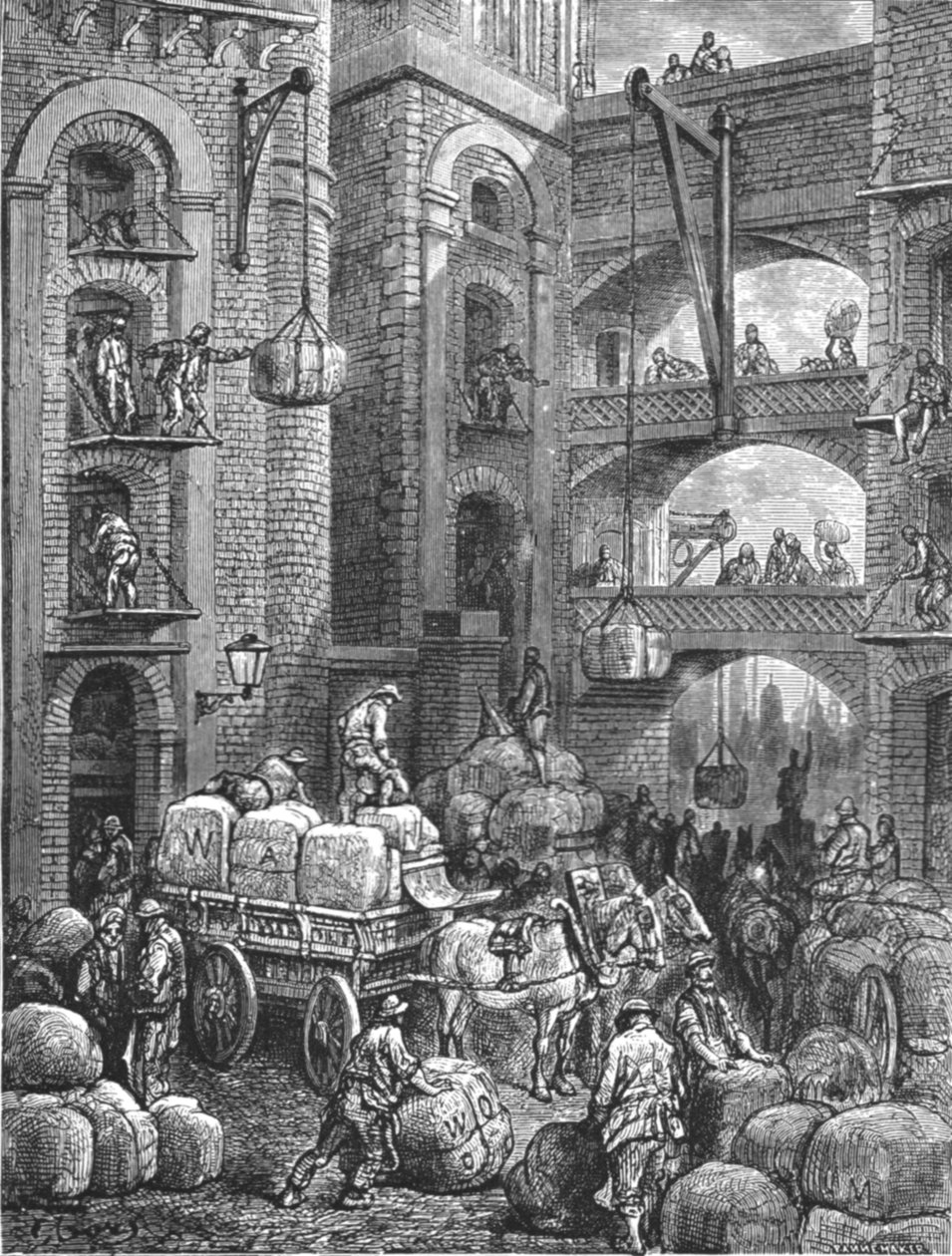 Calle Pickle Herring, 1872 de Gustave Dore