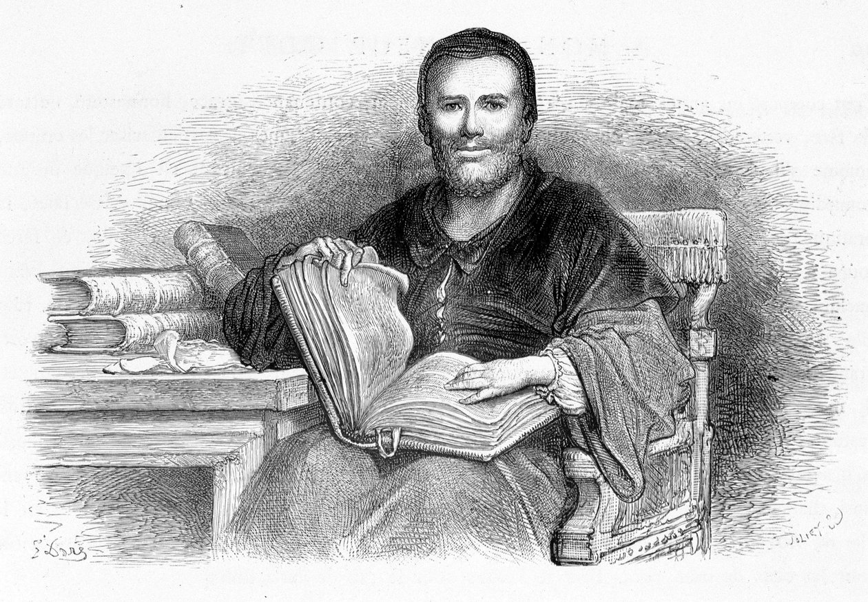 Retrato de Rabelais - por Gustave Doré de Gustave Dore