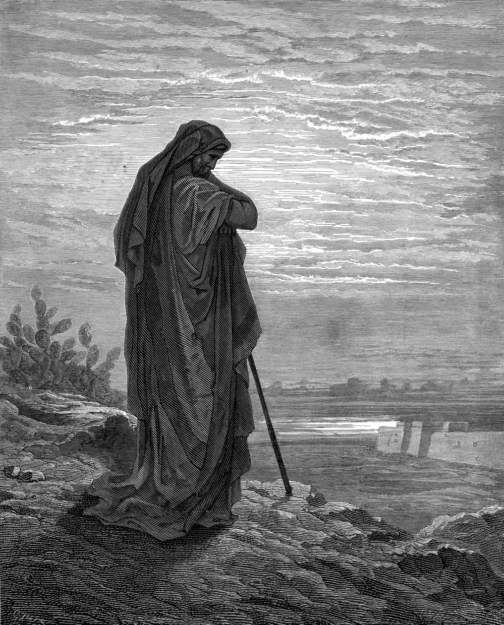 Profeta Amós, grabado por Gustave Doré - Biblia de Gustave Dore