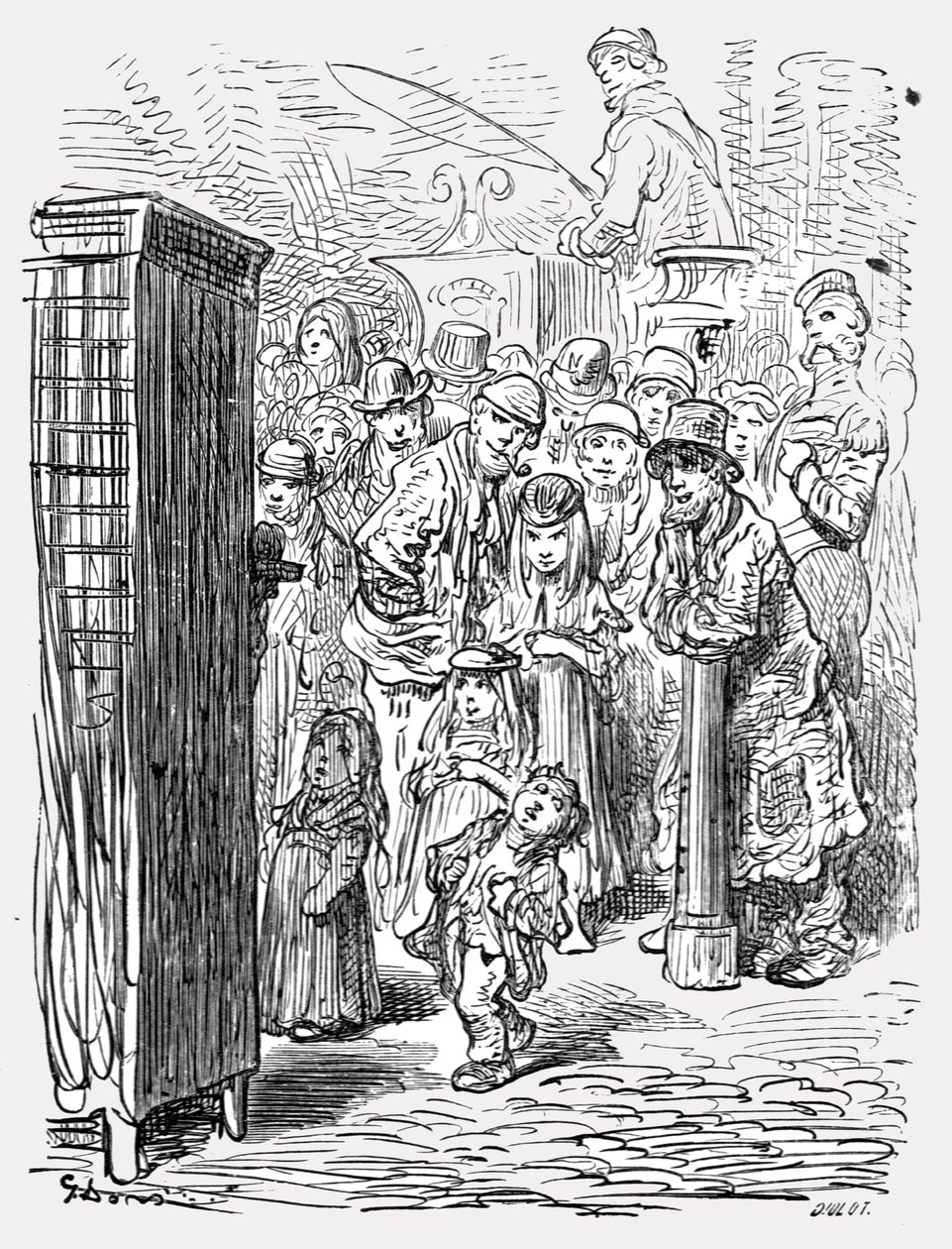 Punch y Judy, 1872 de Gustave Dore
