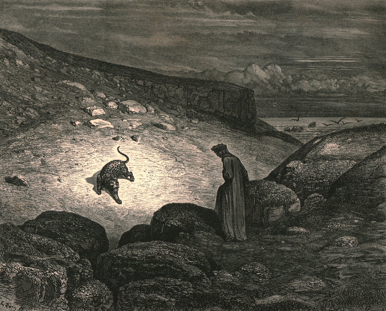 Apenas comenzó el ascenso, c1890 de Gustave Dore