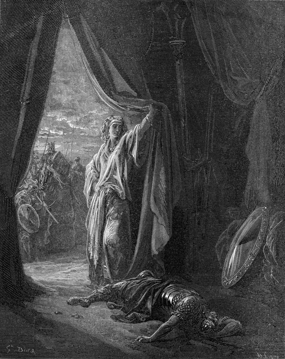 Sísara asesinado por Jael de Gustave Dore
