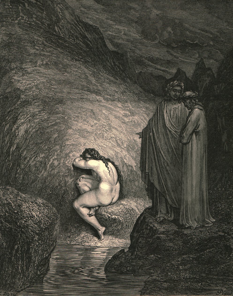 Esa es el alma antigua de la desdichada Mirra, c1890 de Gustave Dore
